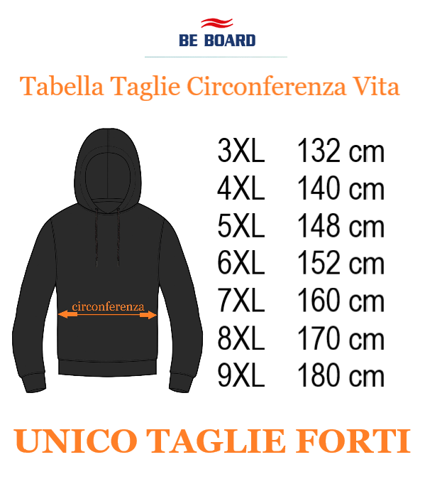 Tabella taglie hotsell forti uomo